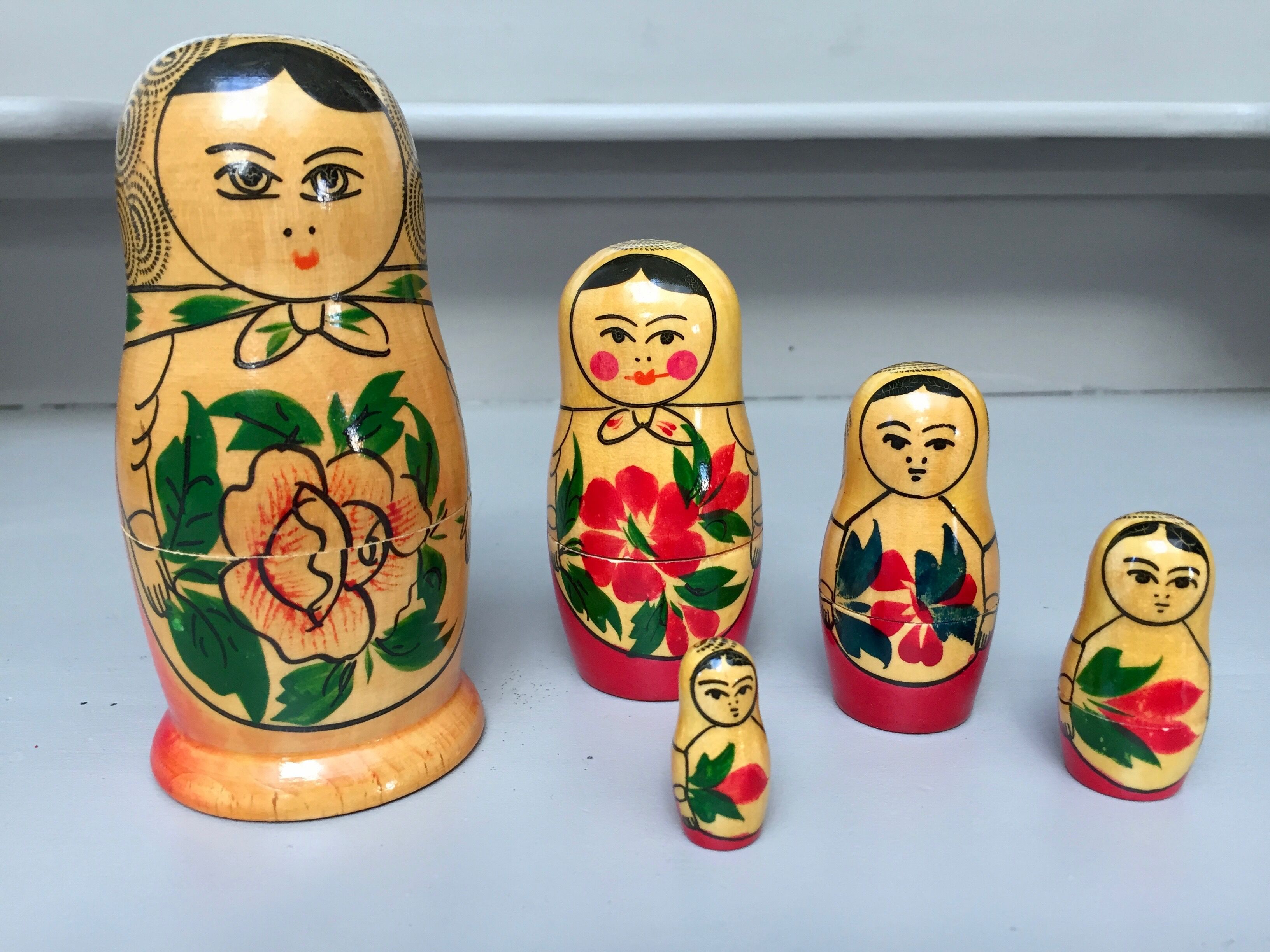 Série de matriochkas russes
