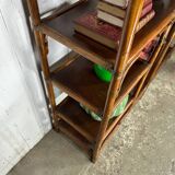 Rattan bookcase