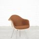 Off-White Dax Fiberglass Chair by Charles & Ray Eames for Vitra