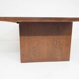 Large wenge desk, attributed to 't Spectrum, The Netherlands 1950's