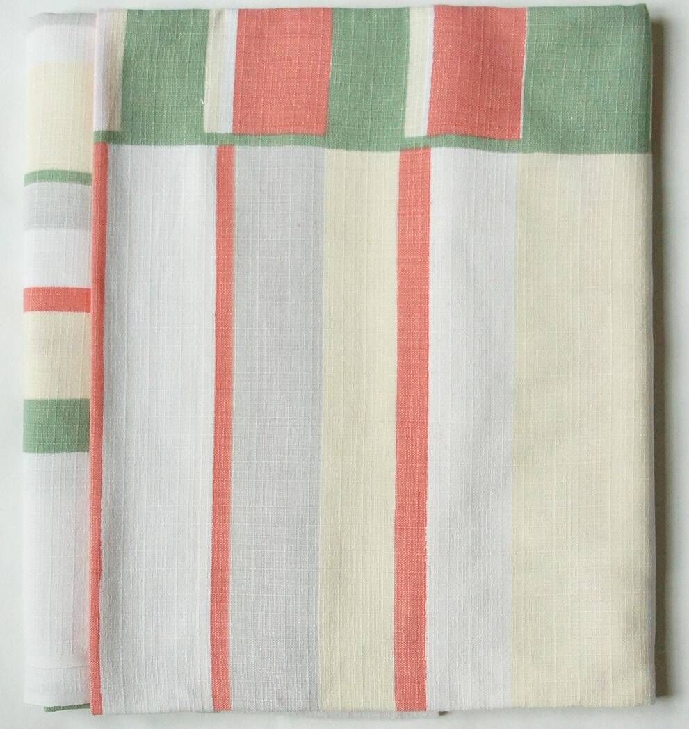 Striped tablecloth 1960