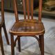 Set of 4 Baumann bistro chairs from the 1930s.