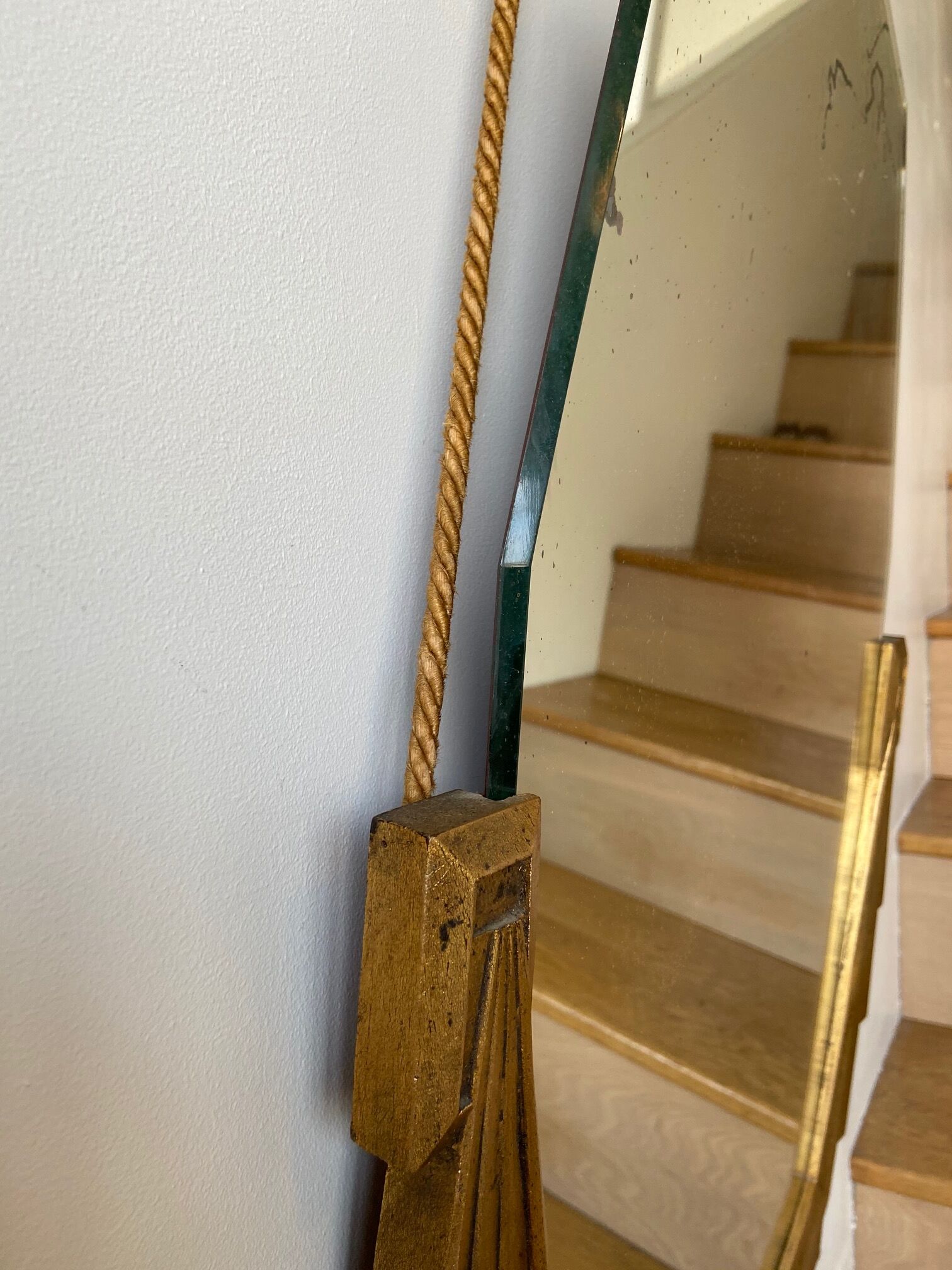 Mercury mirror bevelled 77 x 48 cm