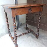 Table, desk style Louis XIII early XX th