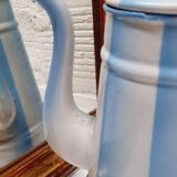 Blue enamelled coffee maker