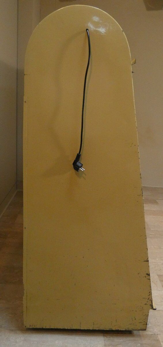 Painted iron display stand, Italy, 1960s.