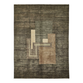 Tapis Oushak en laine noué à la main turc 254 cm x 344 cm