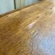 Dark wood bench