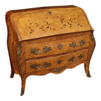 French inlaid bureau from 20th century