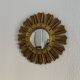 Vintage 1960s witch's eye sun mirror gold Venezia - 40 cm