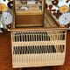 Vintage wicker children's bed 1960
