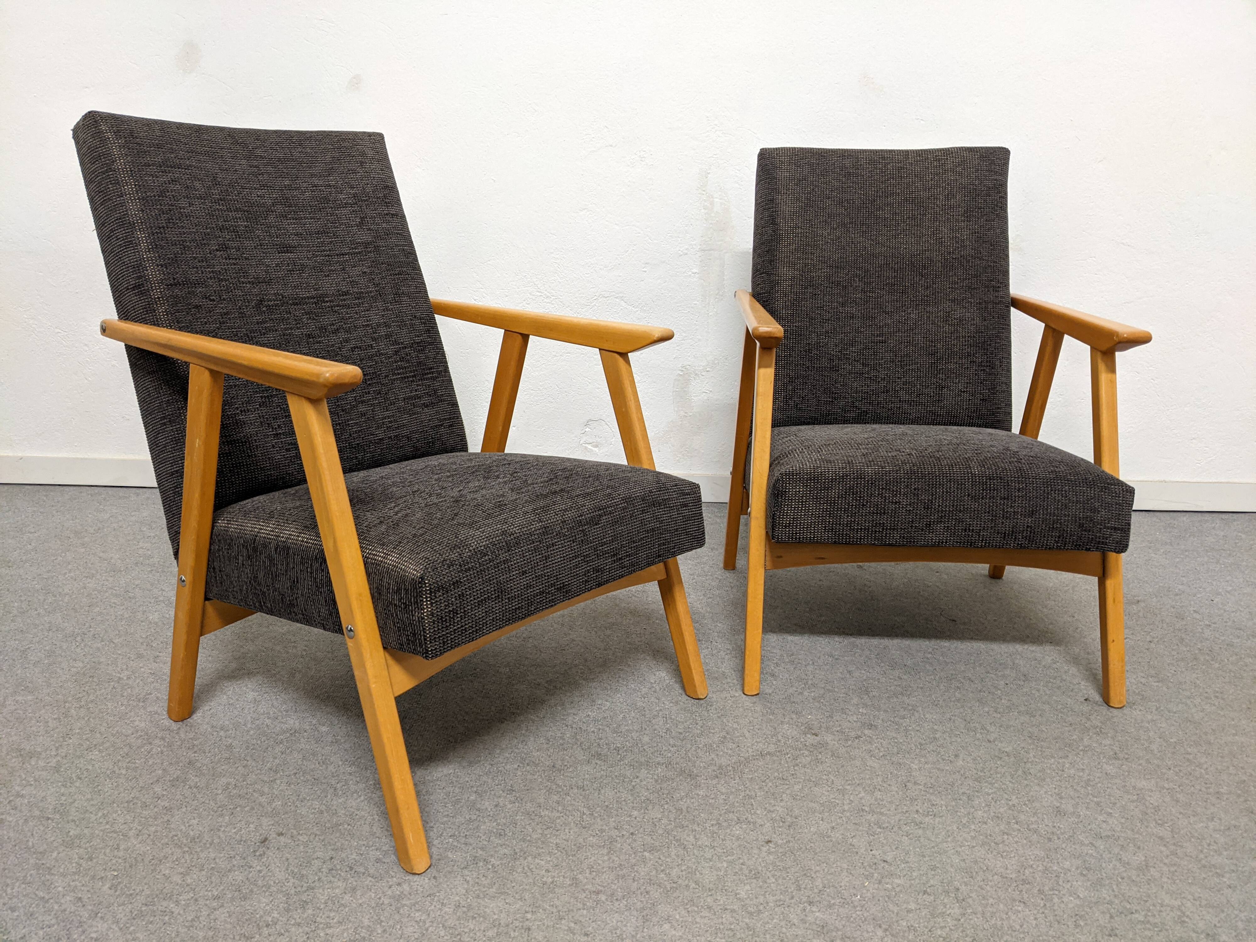 Pair of vintage armchairs from the 50s/60s