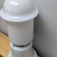 Very tall mid century Karel Volf designed floor lamp - White