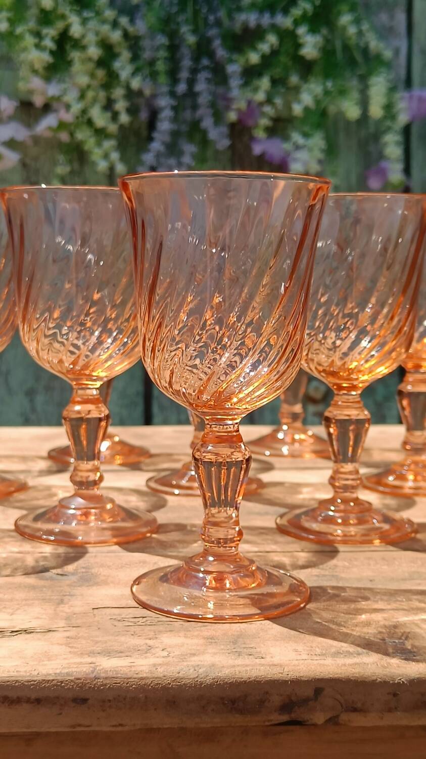 12 Rosaline wine glasses