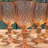 Rosaline twelve wine glasses