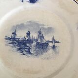 Série de 11 assiettes plates, faïence hollandaise, début XX