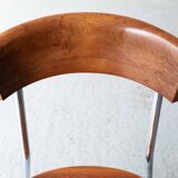 Set of 4 'B257' dining chairs by Emile Guillot, 1920s