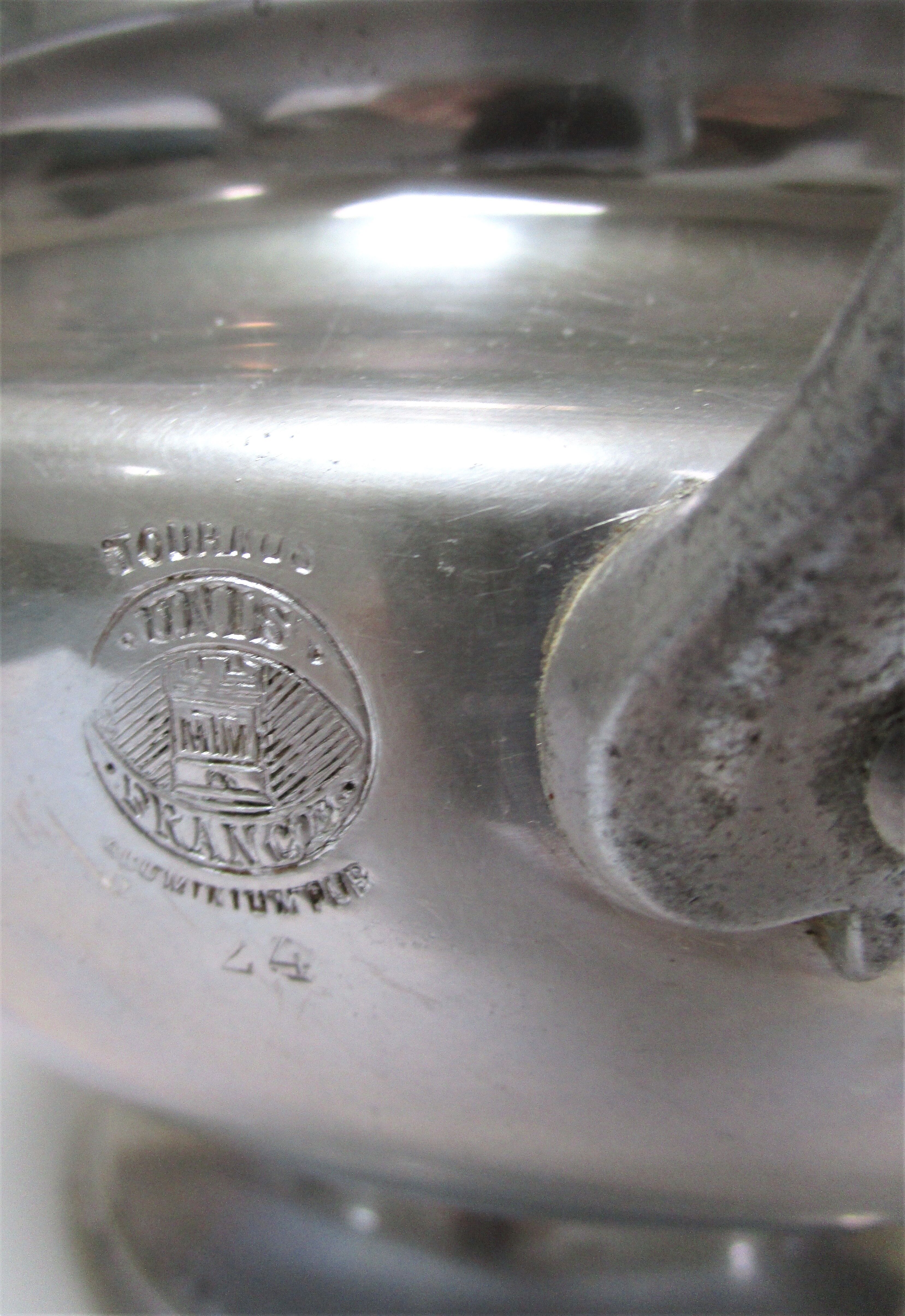 Set of two aluminum tureen Turneds from the 30s/40s