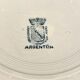 Paire d'assiettes Saint Amand collection Argenton