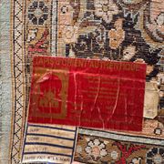 Antique Ghoum carpet from Iran in silk.