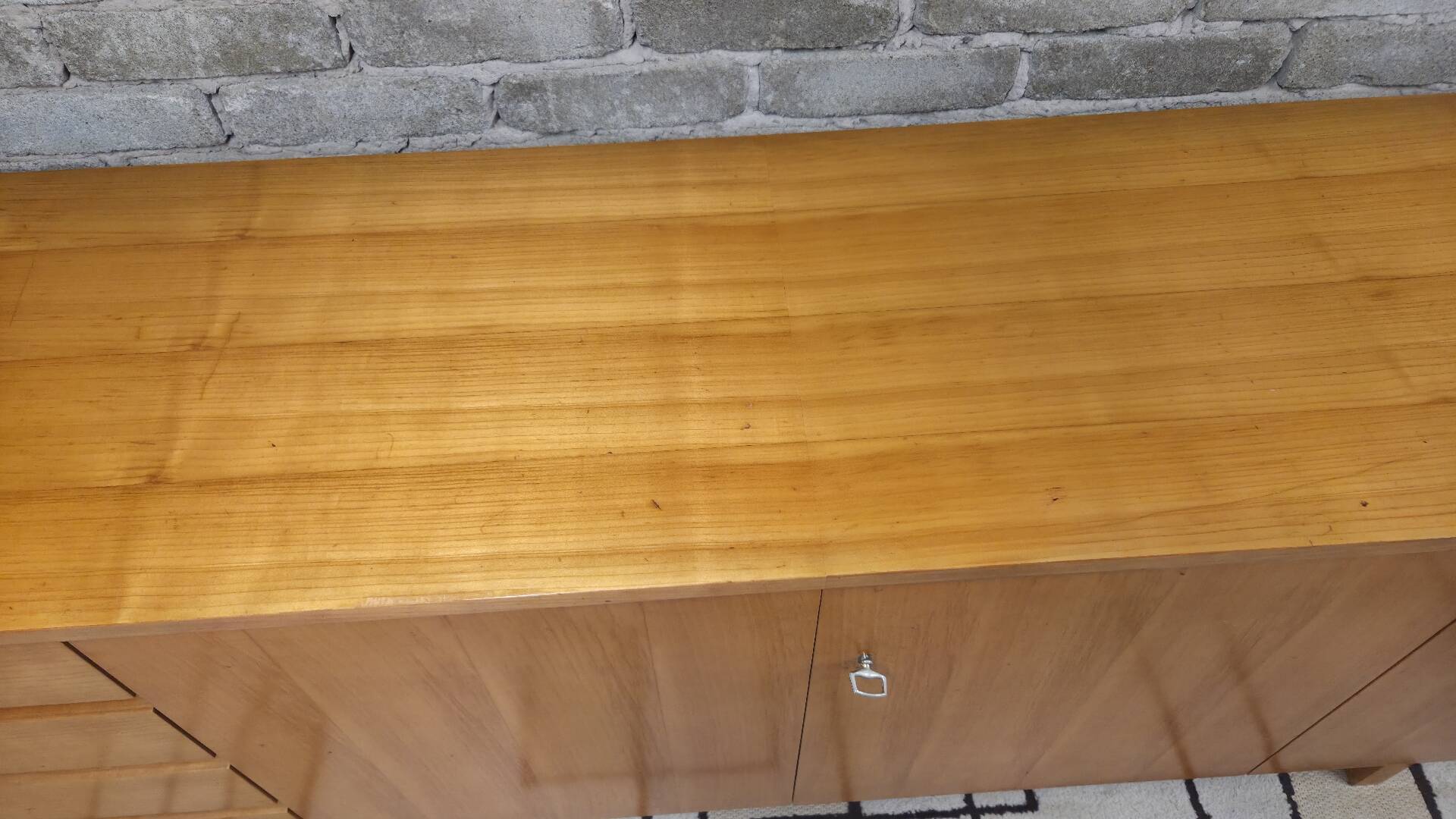 Grande enfilade vintage années 50/60 – 4 tiroirs & rangements