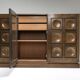 1970 oak graphic buffet