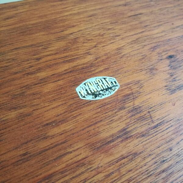 Dessous de plat en céramique et en teck de wyncraft, angleterre, 1970