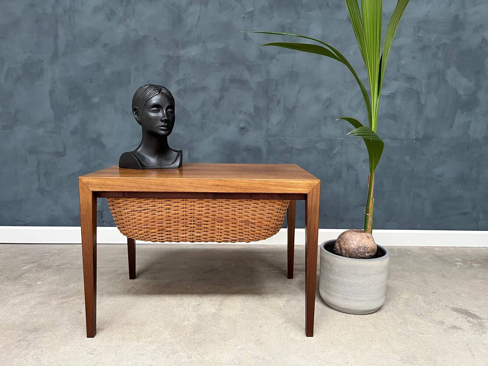 Side Table in Rosewood by Severin Hansen for Haslev Møbelfabrik, 1950s