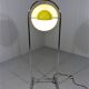 Lampe de sol en pot de fleurs jaune Cosack des années 1960-70.