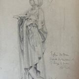 Paintings Lot 22 studies Edouard Pannetier (1884-1965) Architecture sculpture etc