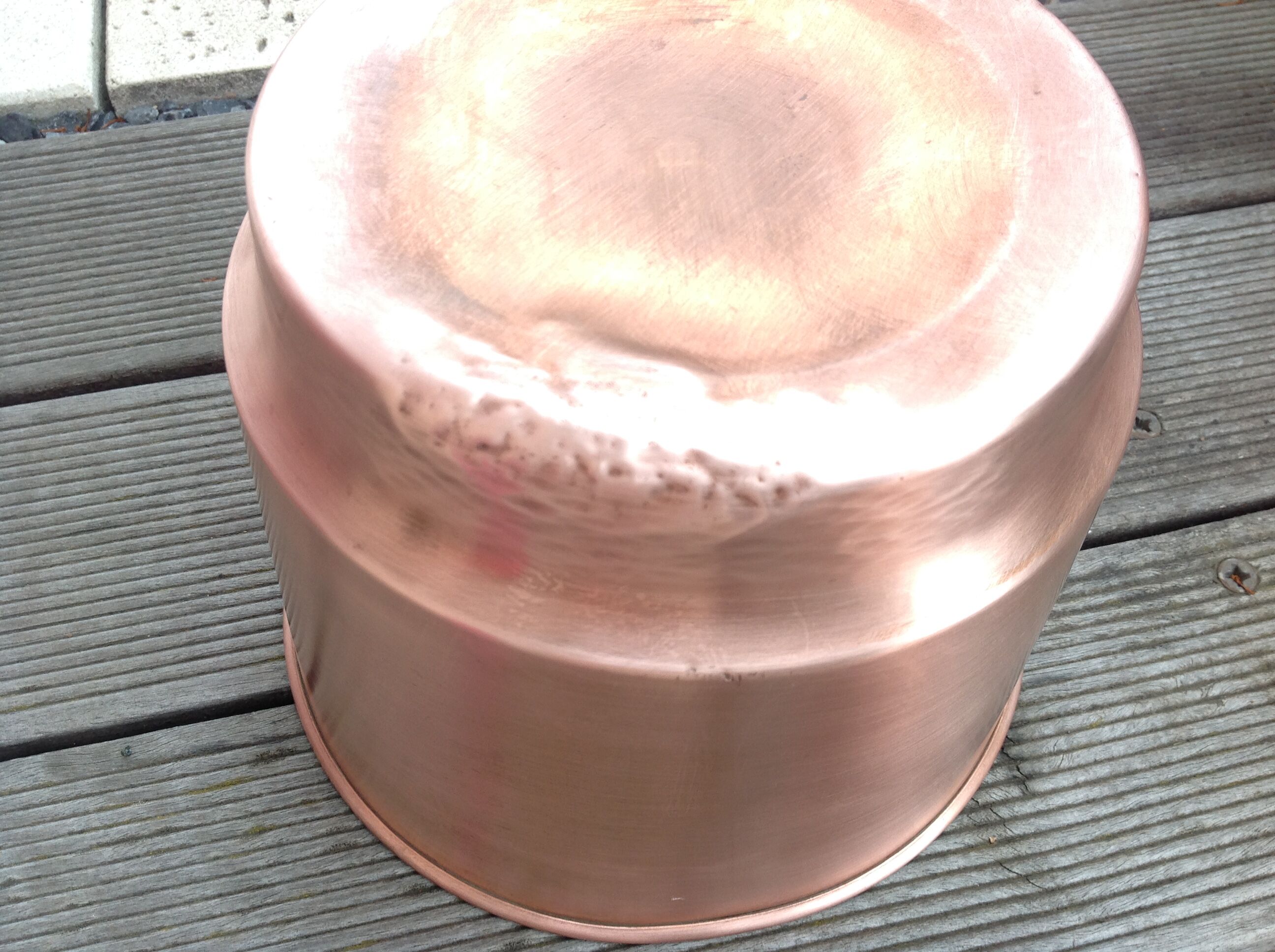 Cache jar brushed red copper 60/70