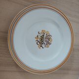 Set of two serving plates from Creil and Montereau