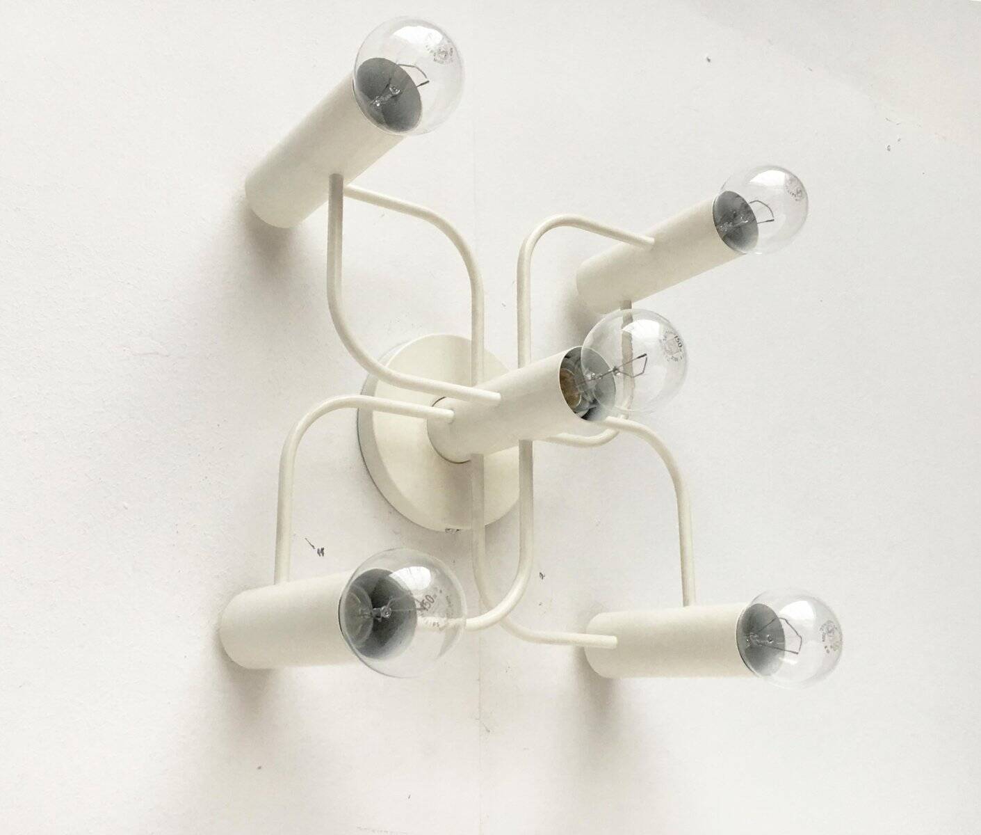 German vintage Space Age ceiling lamp by Gaetano Sciolari for Leola