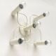 German vintage Space Age ceiling lamp by Gaetano Sciolari for Leola