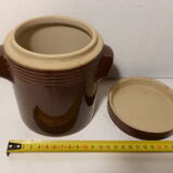 sandstone pot with lid