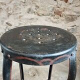 Antique Industrial Stool – Toledo Art Steel Co., 1930s, Bar Stool