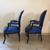 Paire de fauteuils Napoleon III