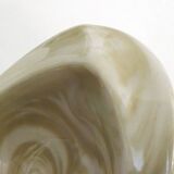 Marbled ceramic soap dish