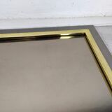 Mirror square brass design