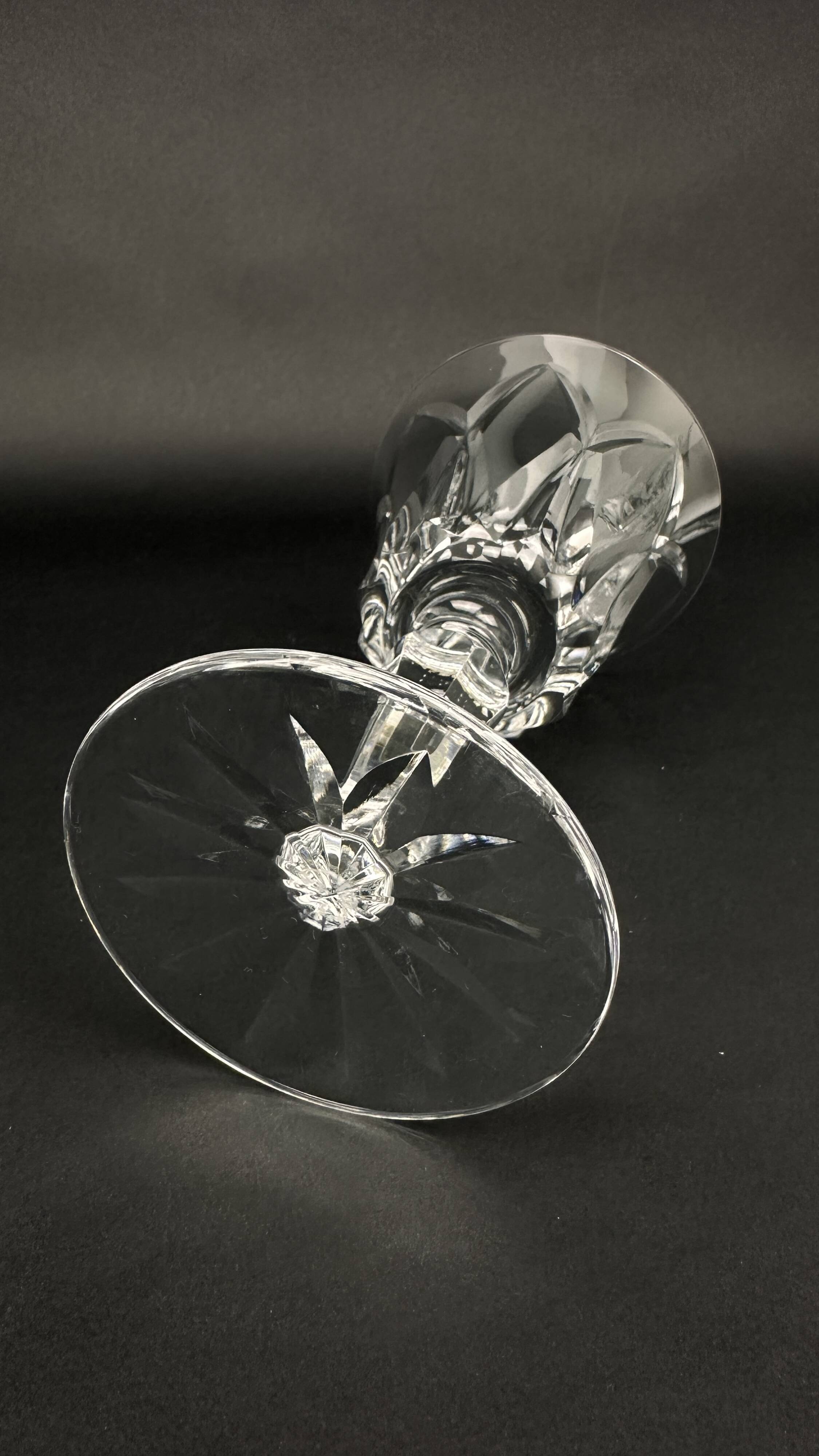 Set of 6 Cristal Saint Louis wine glasses, Camargue model