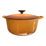 Cast iron casserole marked Le Creuset