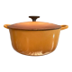 Cast iron casserole marked Le Creuset