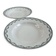 Lot de 2 assiettes creuses Saint Amand verte