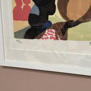 Original Swedish Color Lithograph – “Woman” by Lars Norrman – Signed