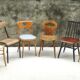 Lot de 6 chaises vintages depareillées