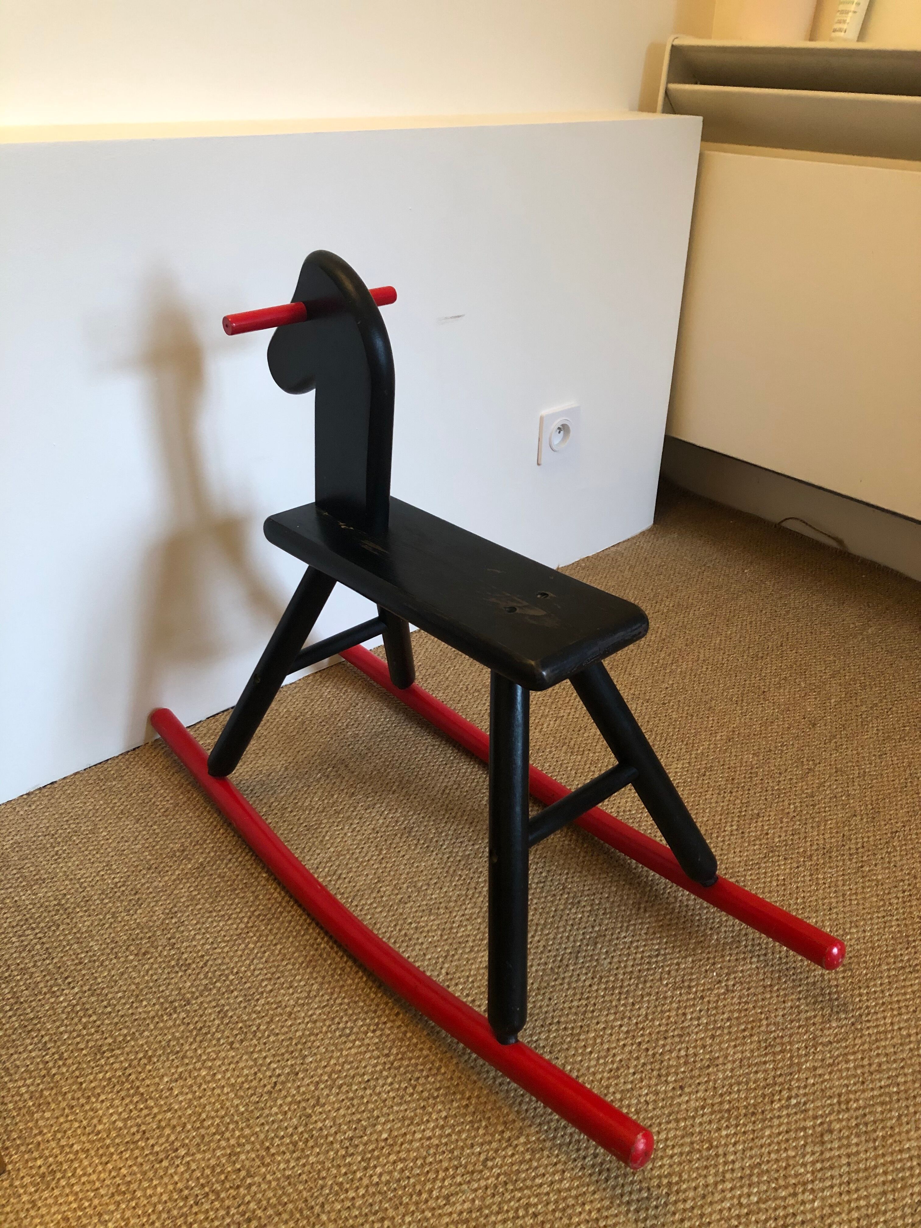Vintage ikea rocking horse