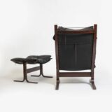 Siesta Lounge Chair and Ottoman by Ingmar Relling for Westnofa Norway 1960s
