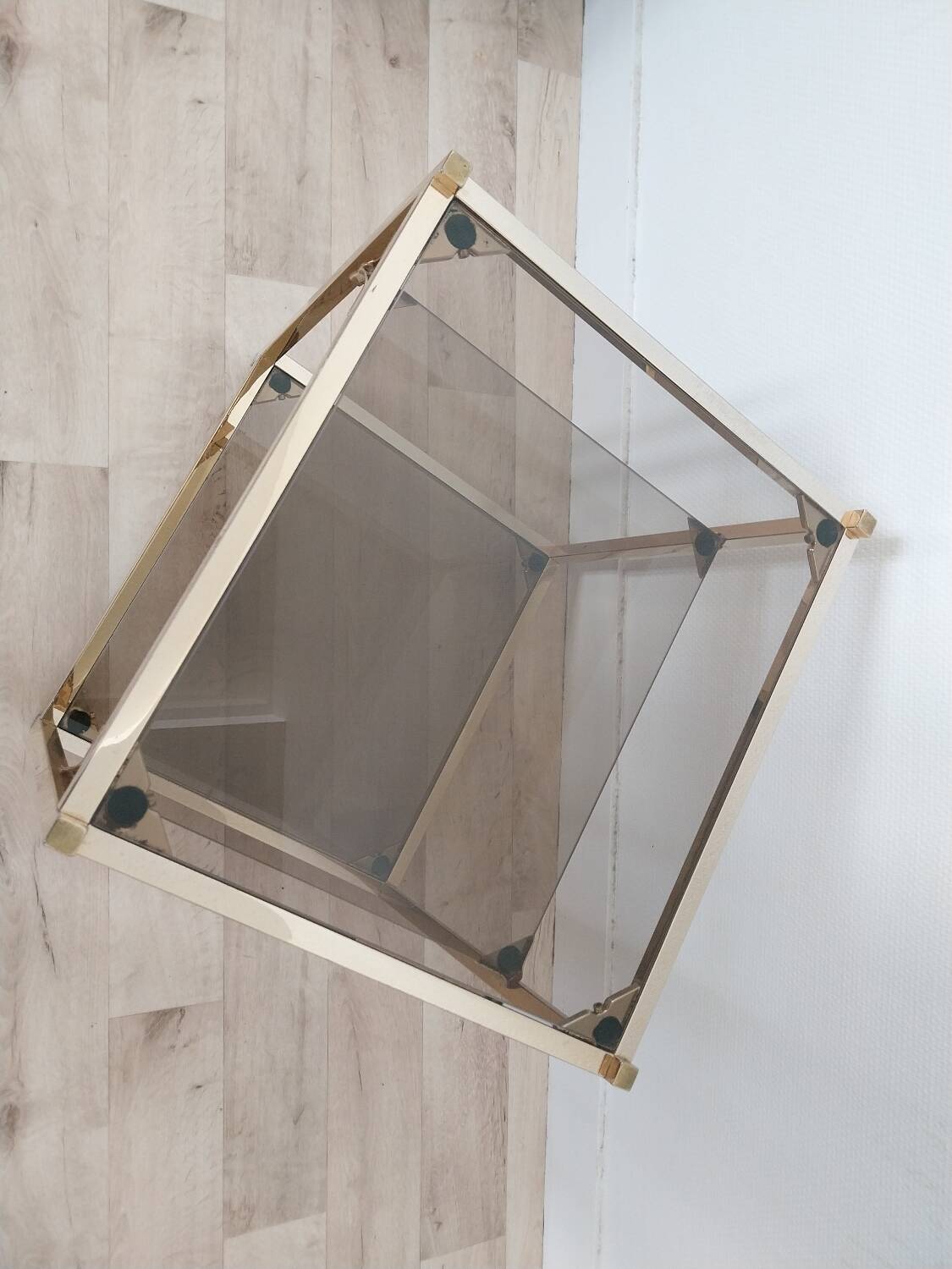 Belgo chrom side tables from the 70s