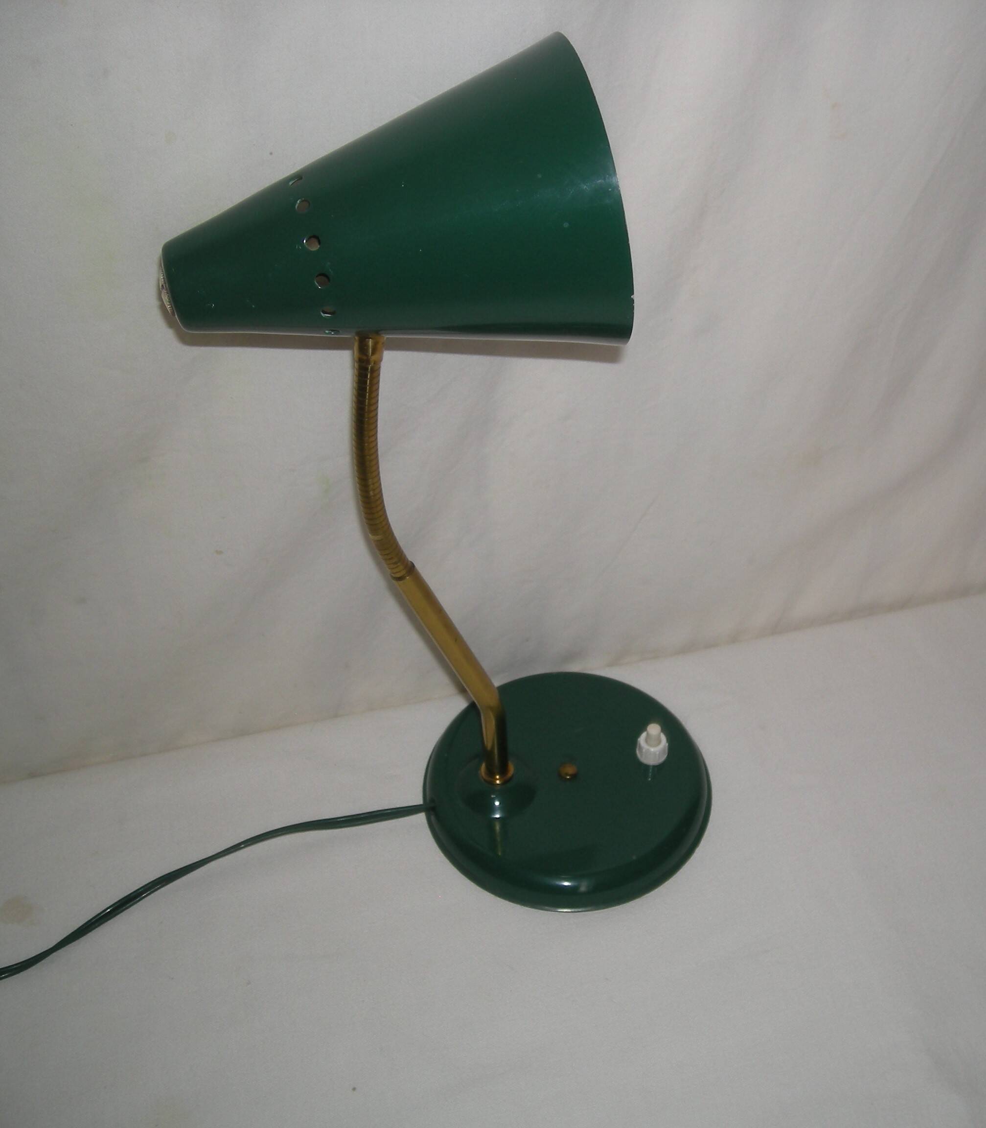 1950s conical lamp