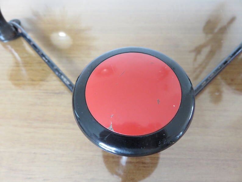 Coat rack in bakelite 3 patères color 60s